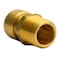 Quickfitting 3/8in Push-to-Connect x 1/2in MNPT Brass Male Straight Reducing Adapter Fitting LF840MR - alternate 3